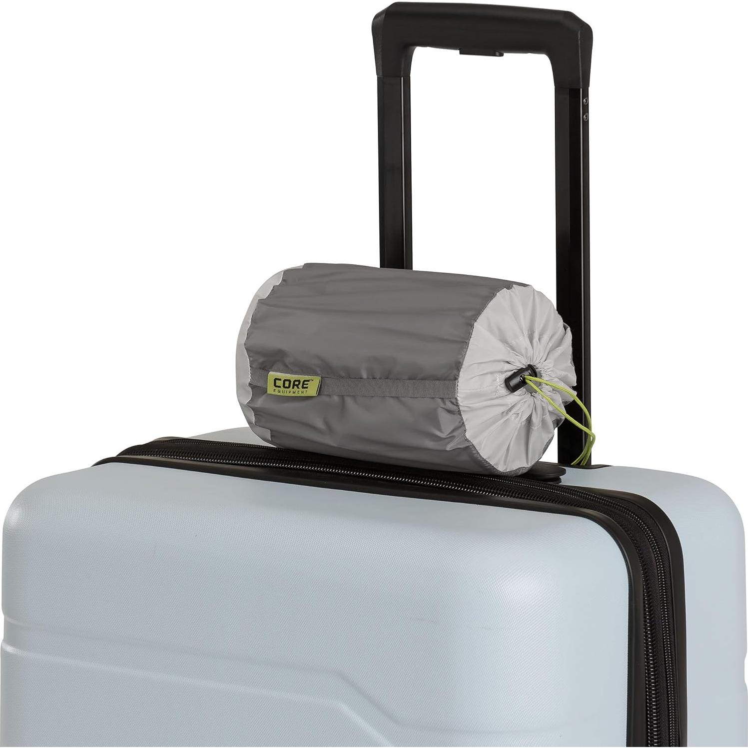 Almohada de Camping CORE Híbrida Inflable 10 cm Ajustable