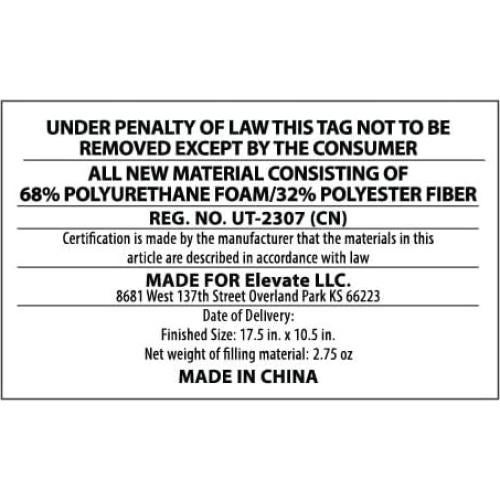 Almohada de Camping CORE Híbrida Inflable 10 cm Ajustable