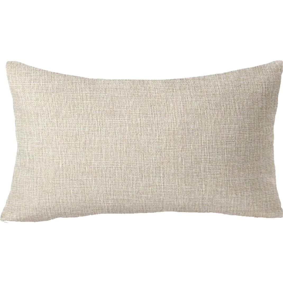 Funda de Cojín Decorativa FELENIW 45x45 cm Algodón Crema