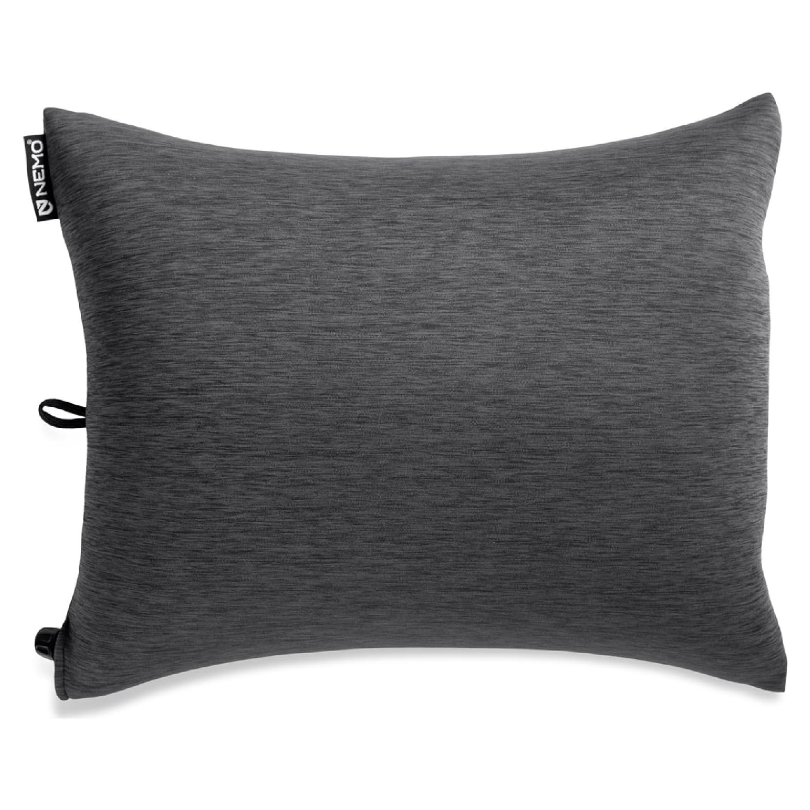 Almohada de Camping NEMO Fillo King - Perla Negra 15.24 cm
