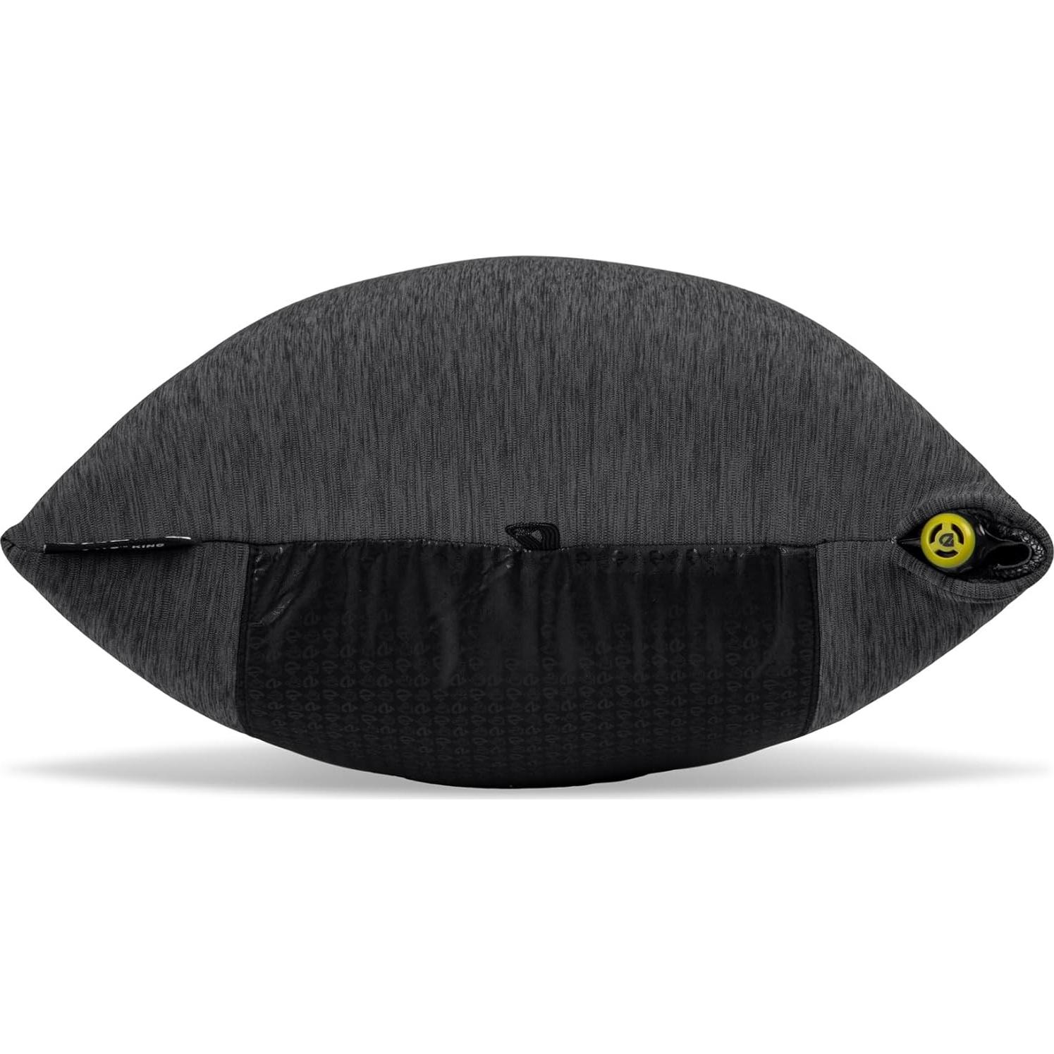 Almohada de Camping NEMO Fillo King - Perla Negra 15.24 cm