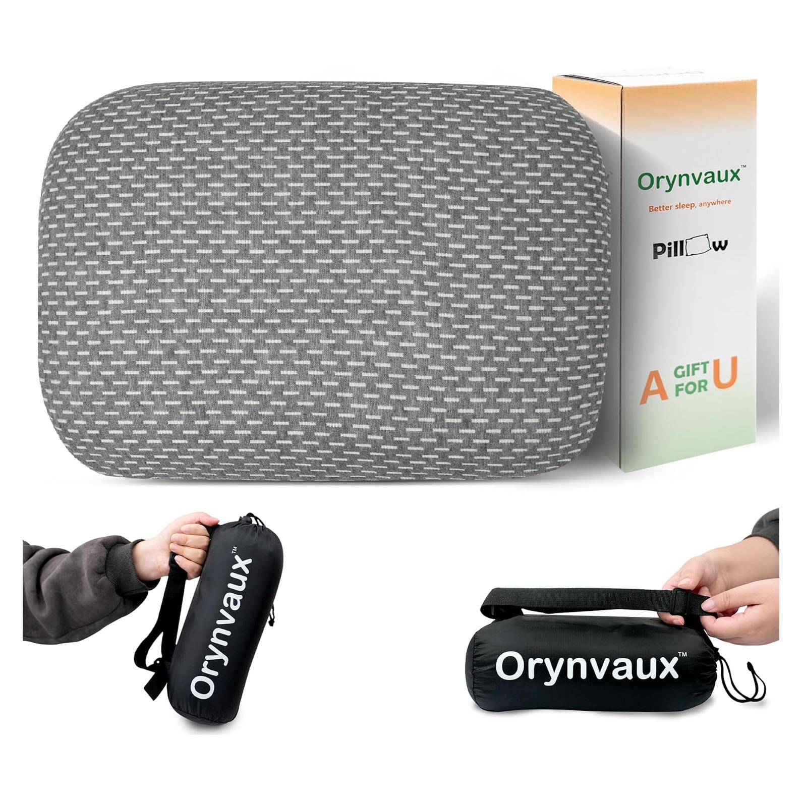 Almohada de Espuma de Memoria Orynvaux Gris Oscuro 38x25.9cm