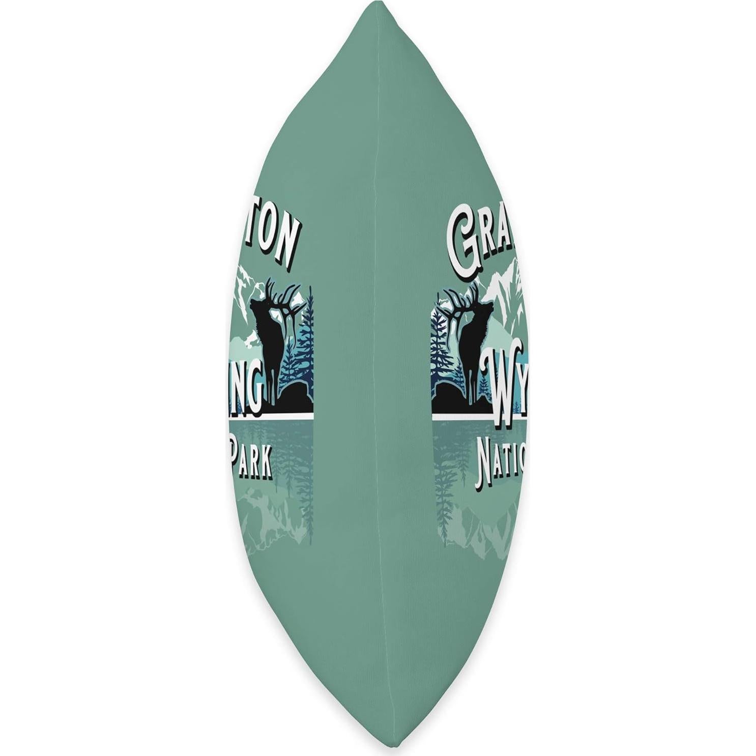 Almohada de Lanzamiento KAEDAM 45x45 cm Parque Nacional Grand Teton