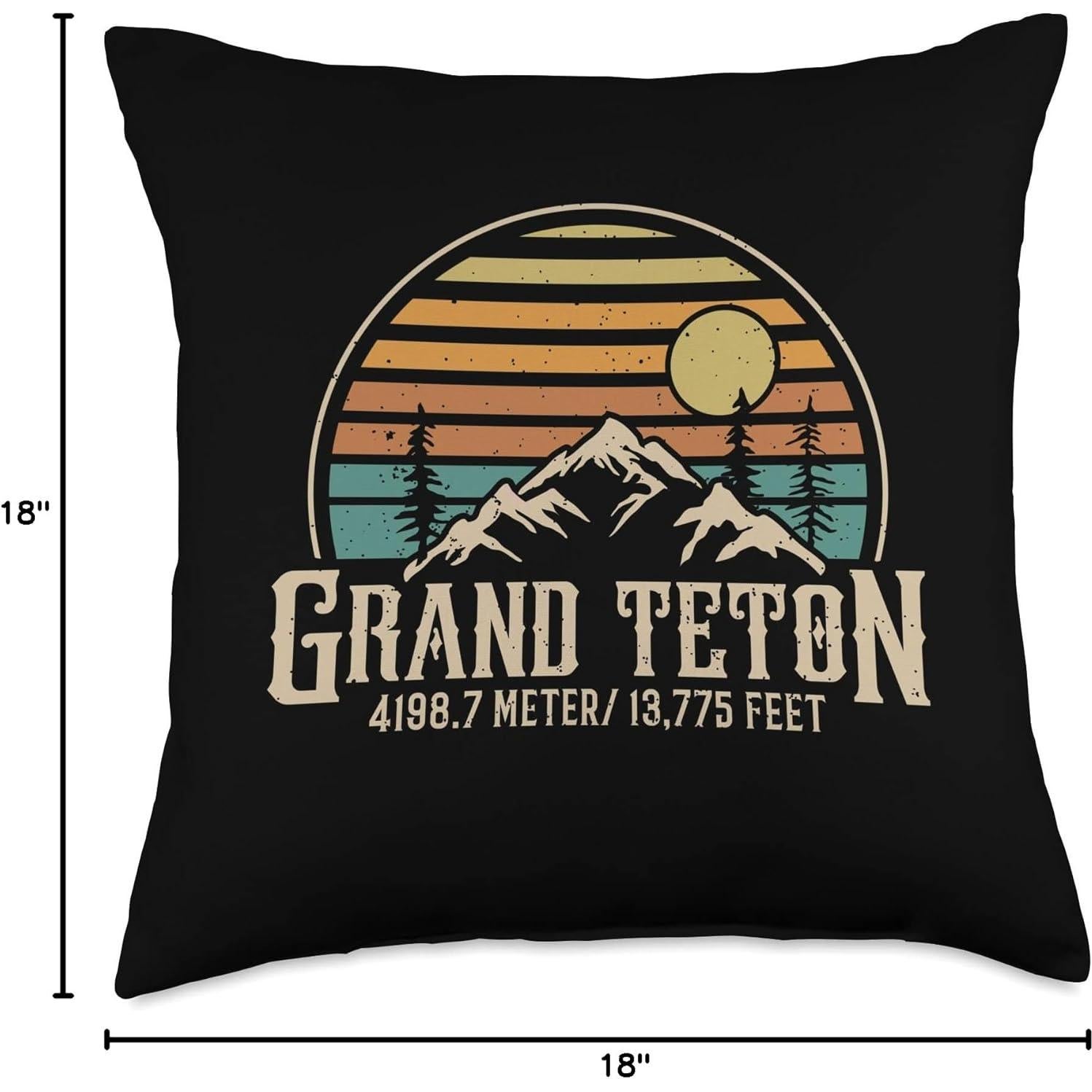 Almohada de Lanzamiento Grand Teton 45x45 cm para Camping