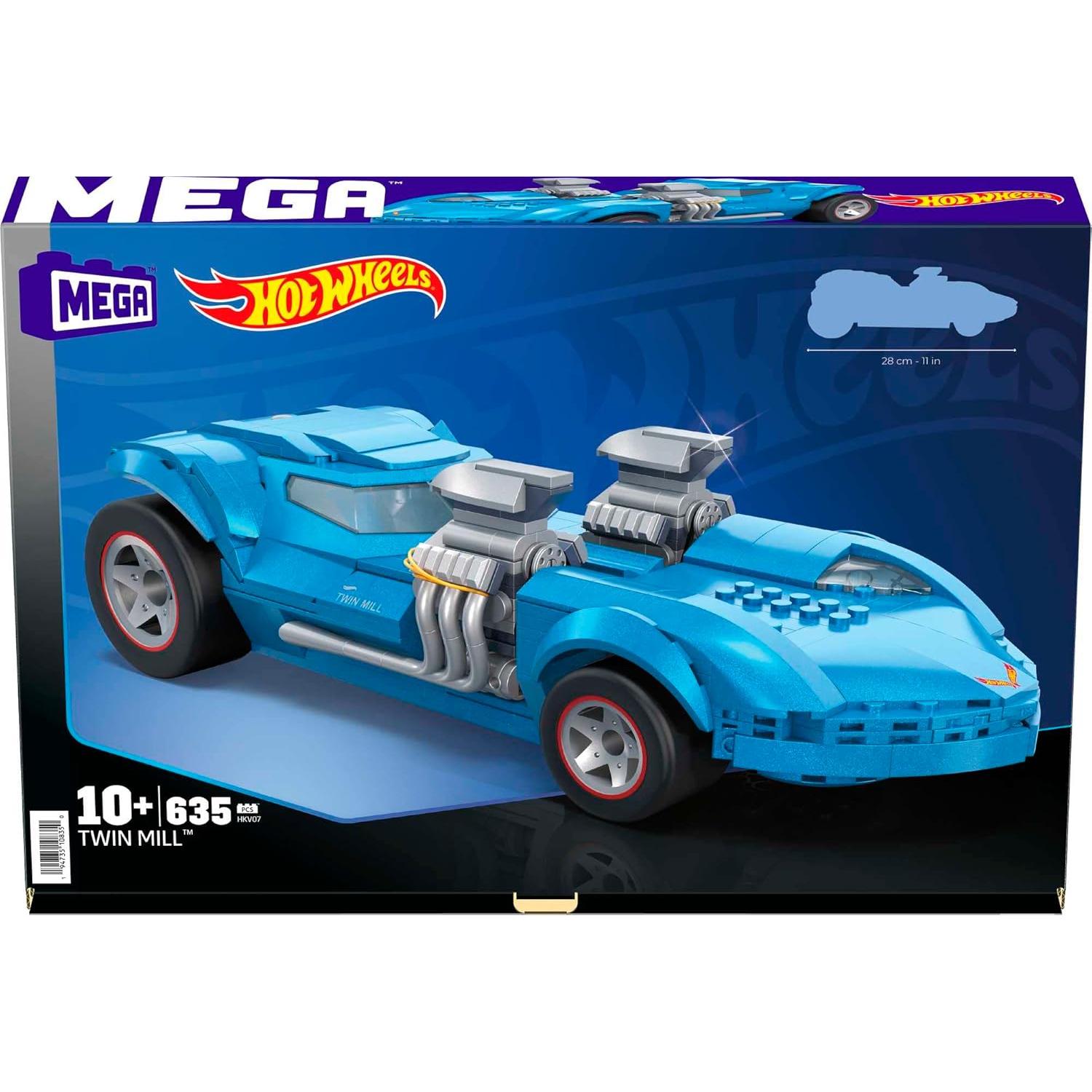 Set de Construcción Hot Wheels Twin Mill 635 Piezas
