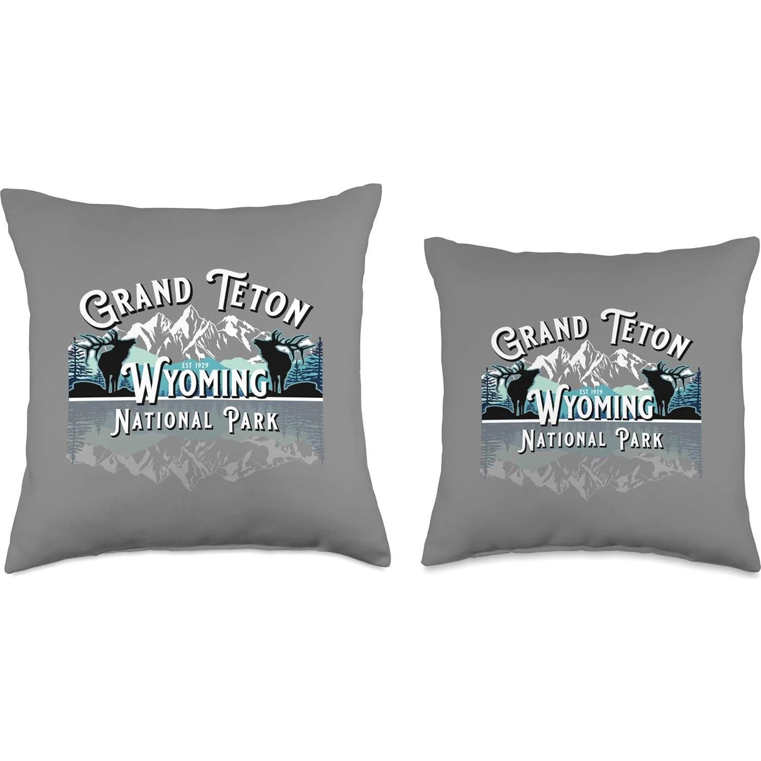 Almohada de Lanzamiento KAEDAM 45x45 cm Aventura Grand Teton