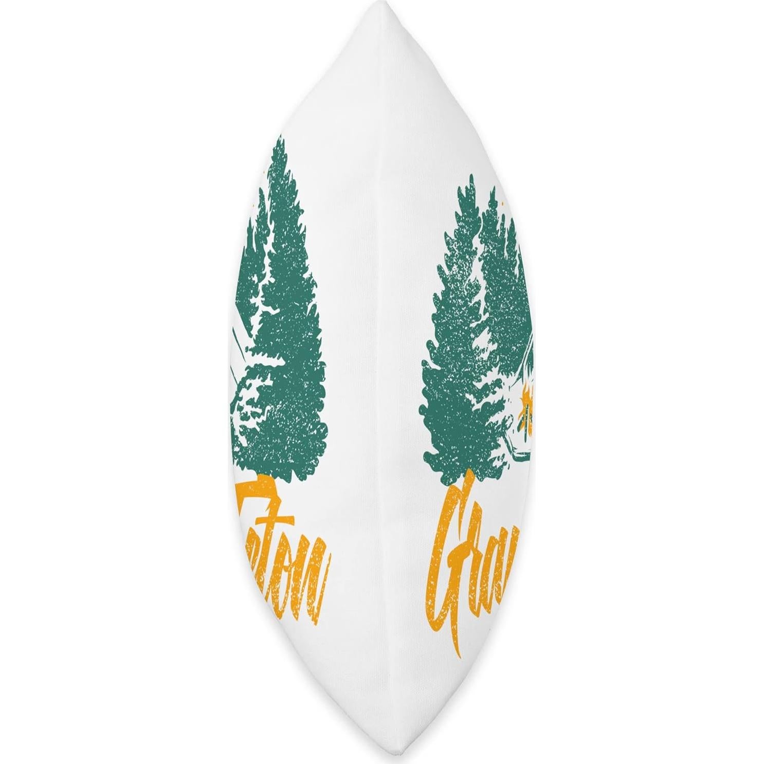 Almohada Vintage 16x16" Parque Nacional Grand Teton