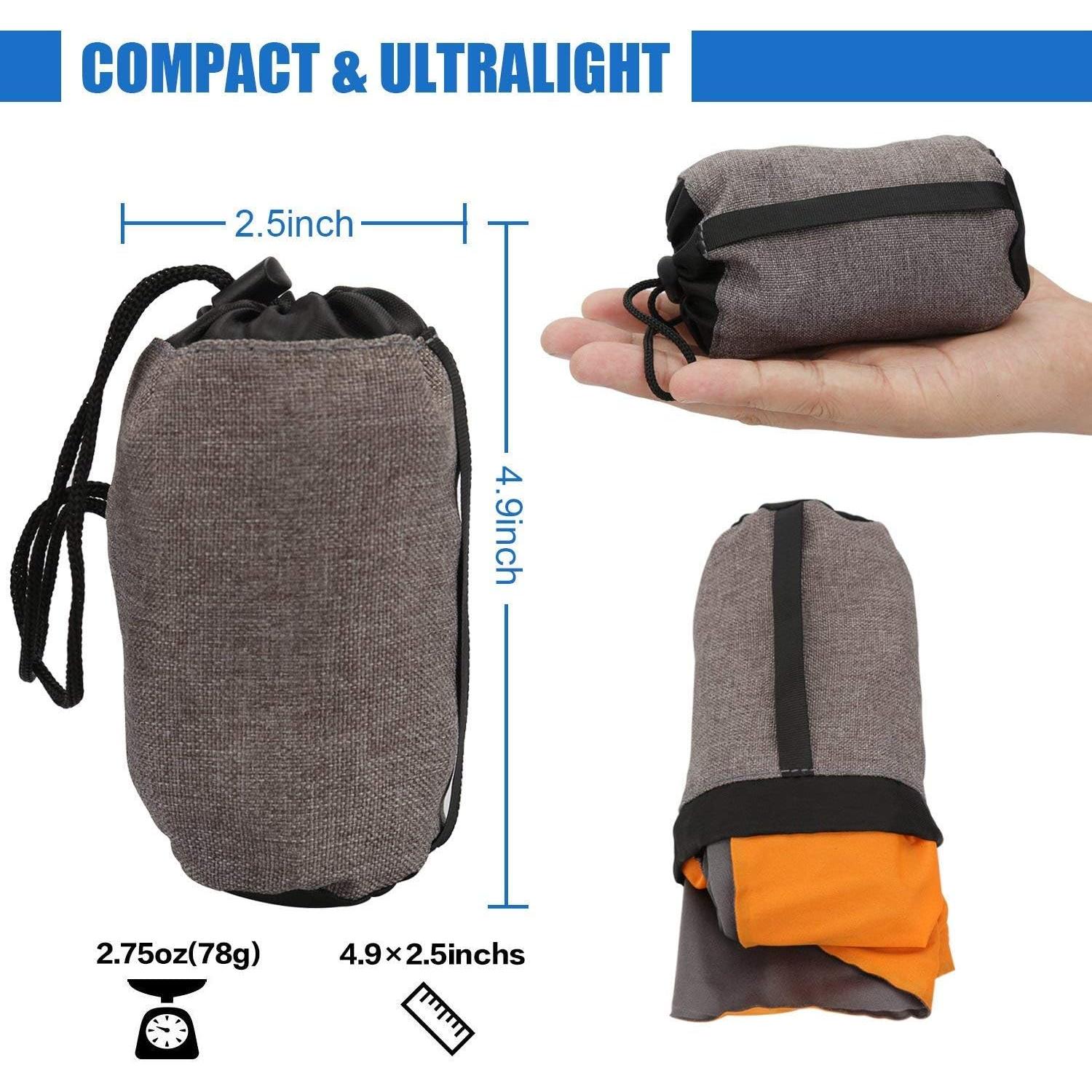 Almohada Inflable SUNYAO Compacta y Ligera para Camping 42x32cm