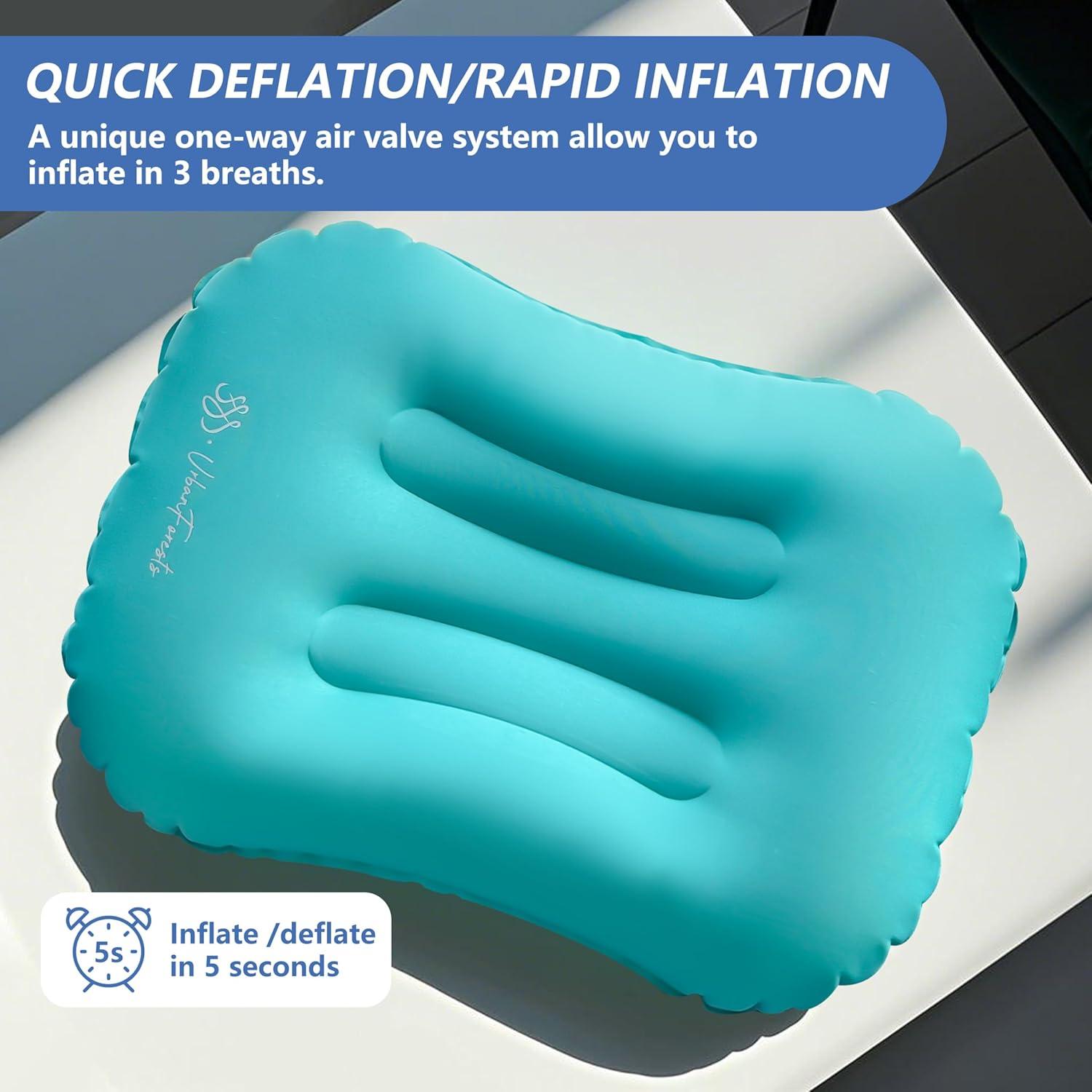 Almohada Inflable Ultraligera SSS·UrbanForests 30x25cm