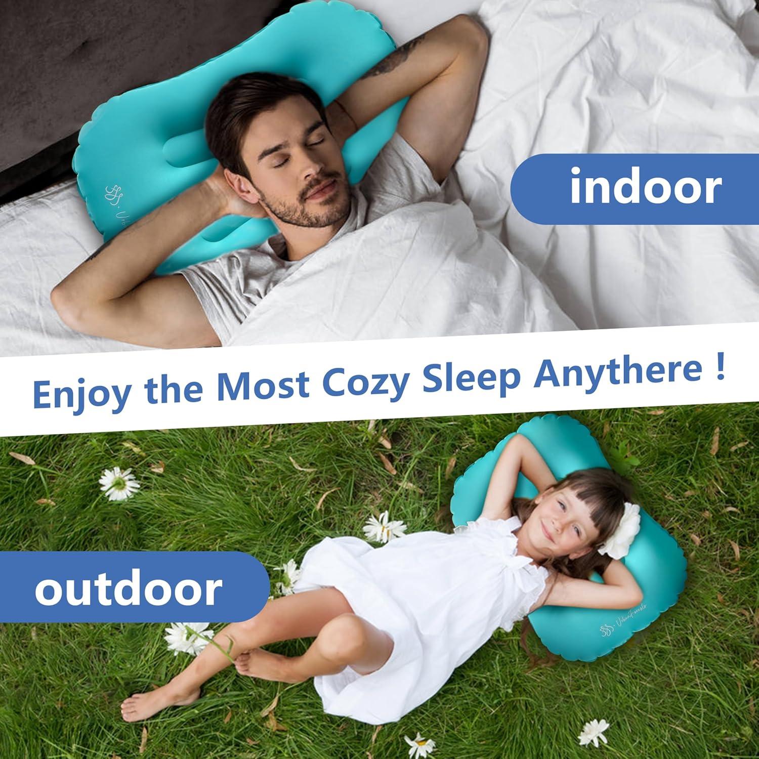 Almohada Inflable Ultraligera SSS·UrbanForests 30x25cm