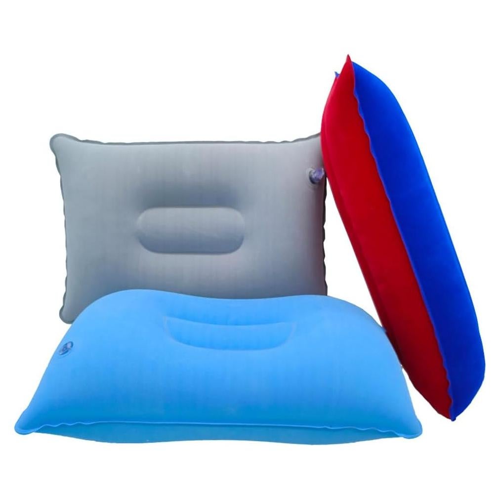 Paquete de 3 Almohadas Inflables MXJZW para Camping 34.5x22 cm