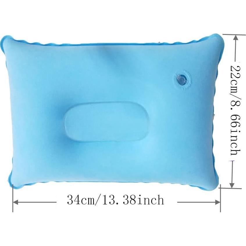 Paquete de 3 Almohadas Inflables MXJZW para Camping 34.5x22 cm
