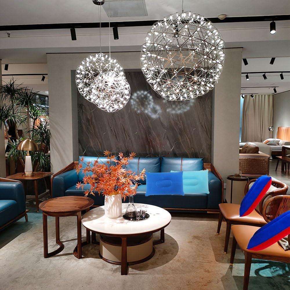 Paquete de 3 Almohadas Inflables MXJZW para Camping 34.5x22 cm