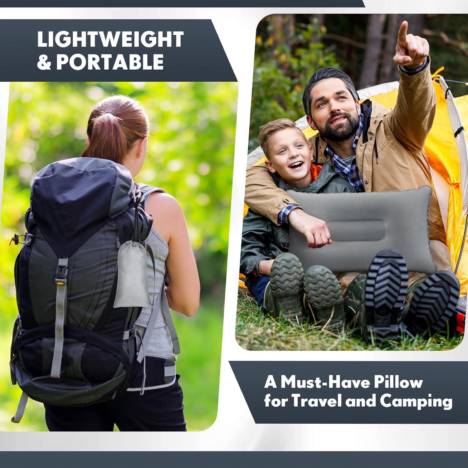 Qunclay 12 Almohadas Inflables para Camping Ultraligeras