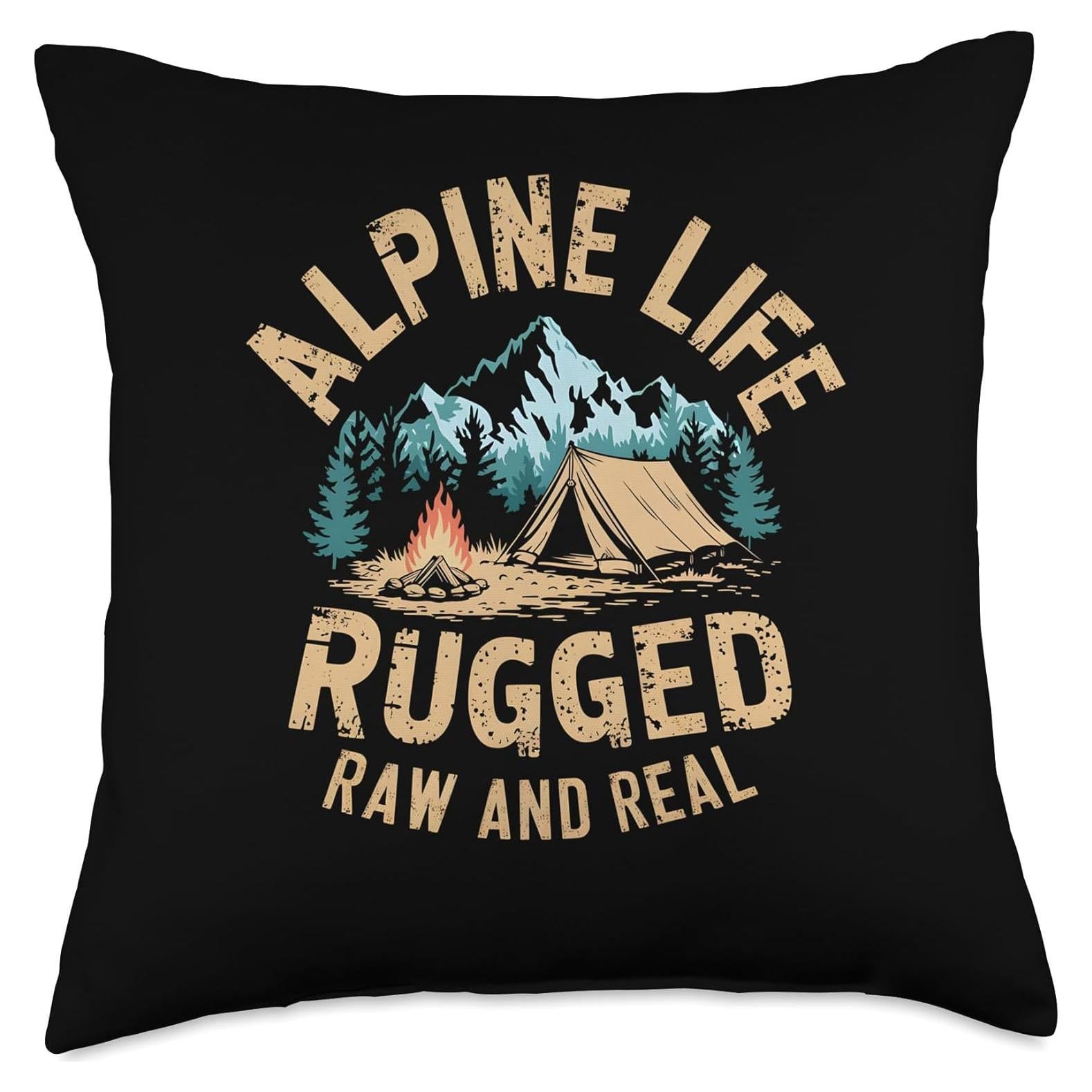 Almohada de Aventura Rugged Raw 45x45 cm Alpine Camping