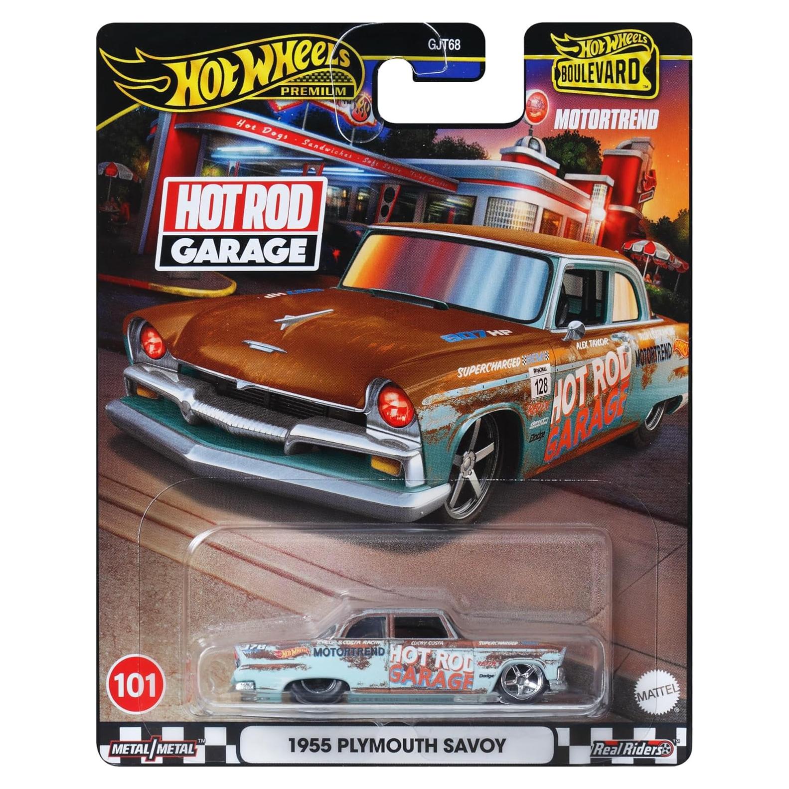 Hot Wheels Garaje Hot Rod 1955 Plymouth Savoy 1:64