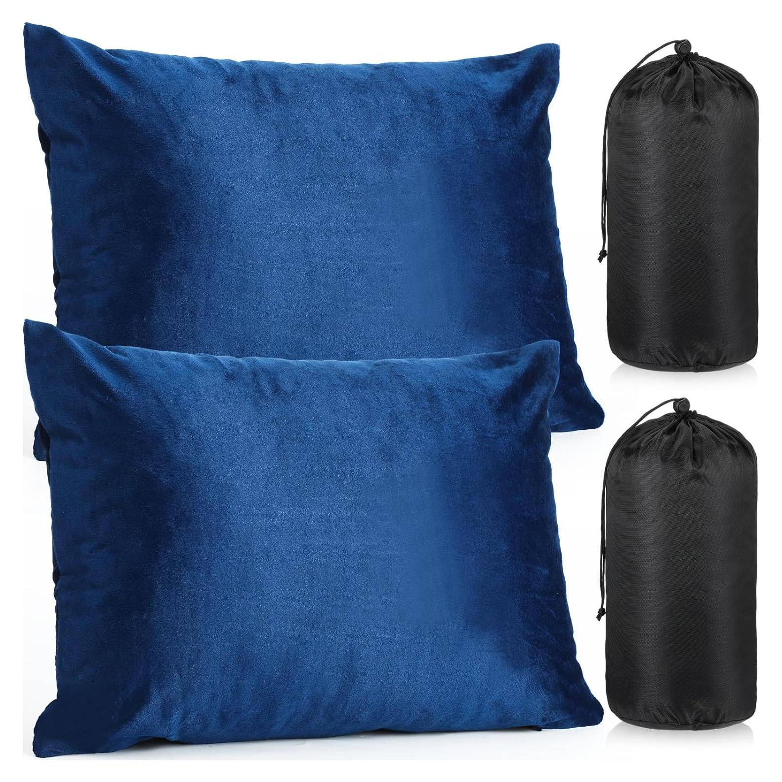 Juego de 2 Almohadas de Camping SmoothNovelty Espuma Viscoelástica