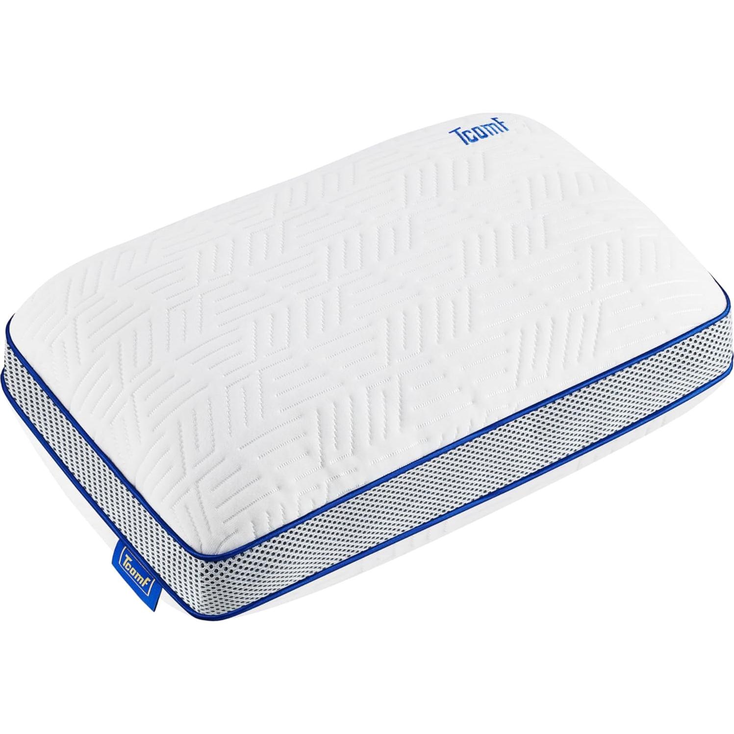 Paquete de 2 Almohadas de Camping TCOMF - Espuma de Memoria