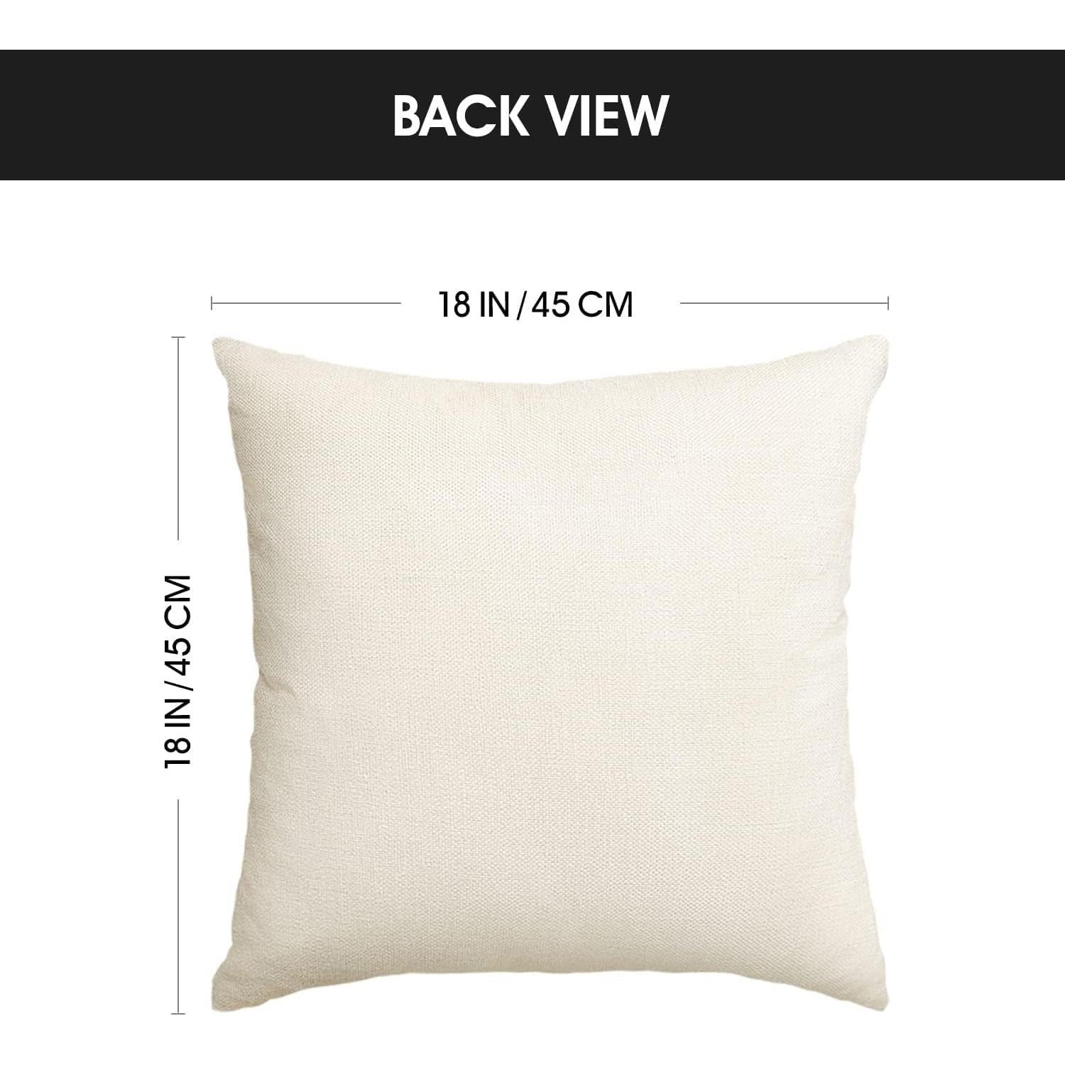 Funda de Almohada Cuadrada AVOIN colorlife 45.72 cm Juego de 4