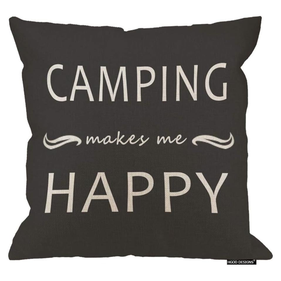 Funda de Cojín Cuadrada 45x45 cm HGOD DESIGNS Camping