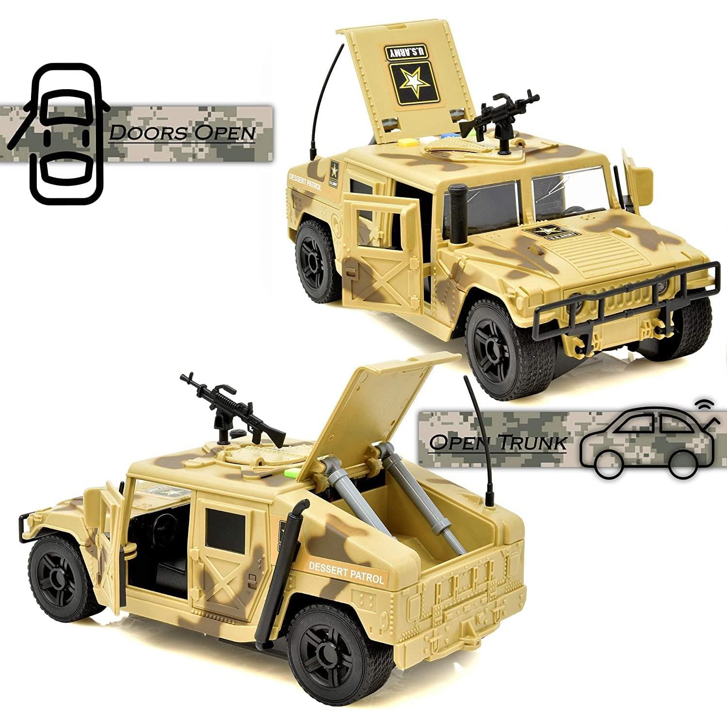 Juguete Militar Lollipop Humvee 1:16 con Luz y Sonido