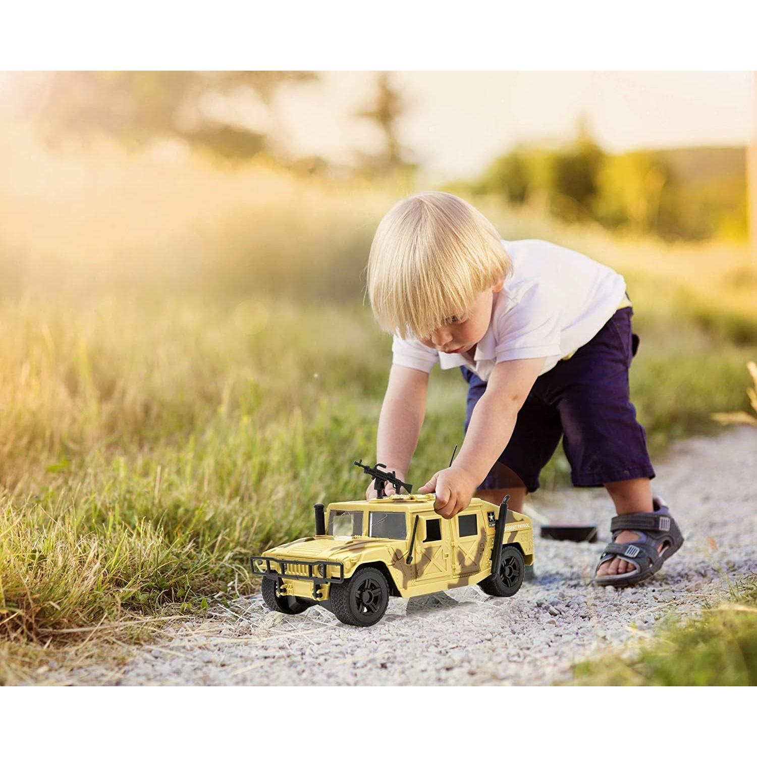 Juguete Militar Lollipop Humvee 1:16 con Luz y Sonido