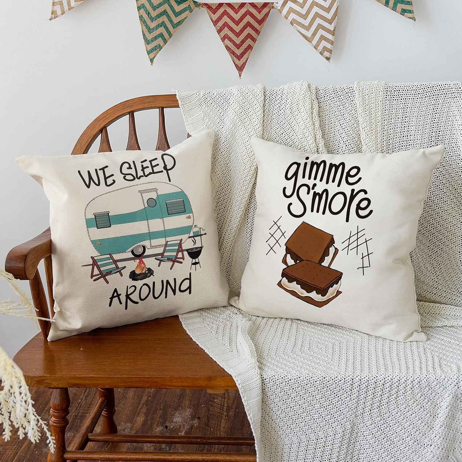 Funda de Cojín Decorativa AVOIN colorlife 45x45 cm Juego de 4