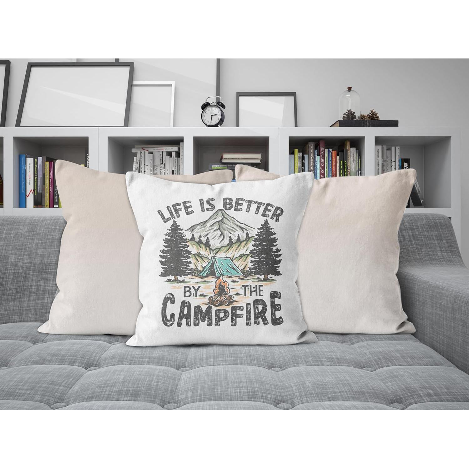 Fundas de Almohada Decorativas QGFM 45x45 cm 100% Franela