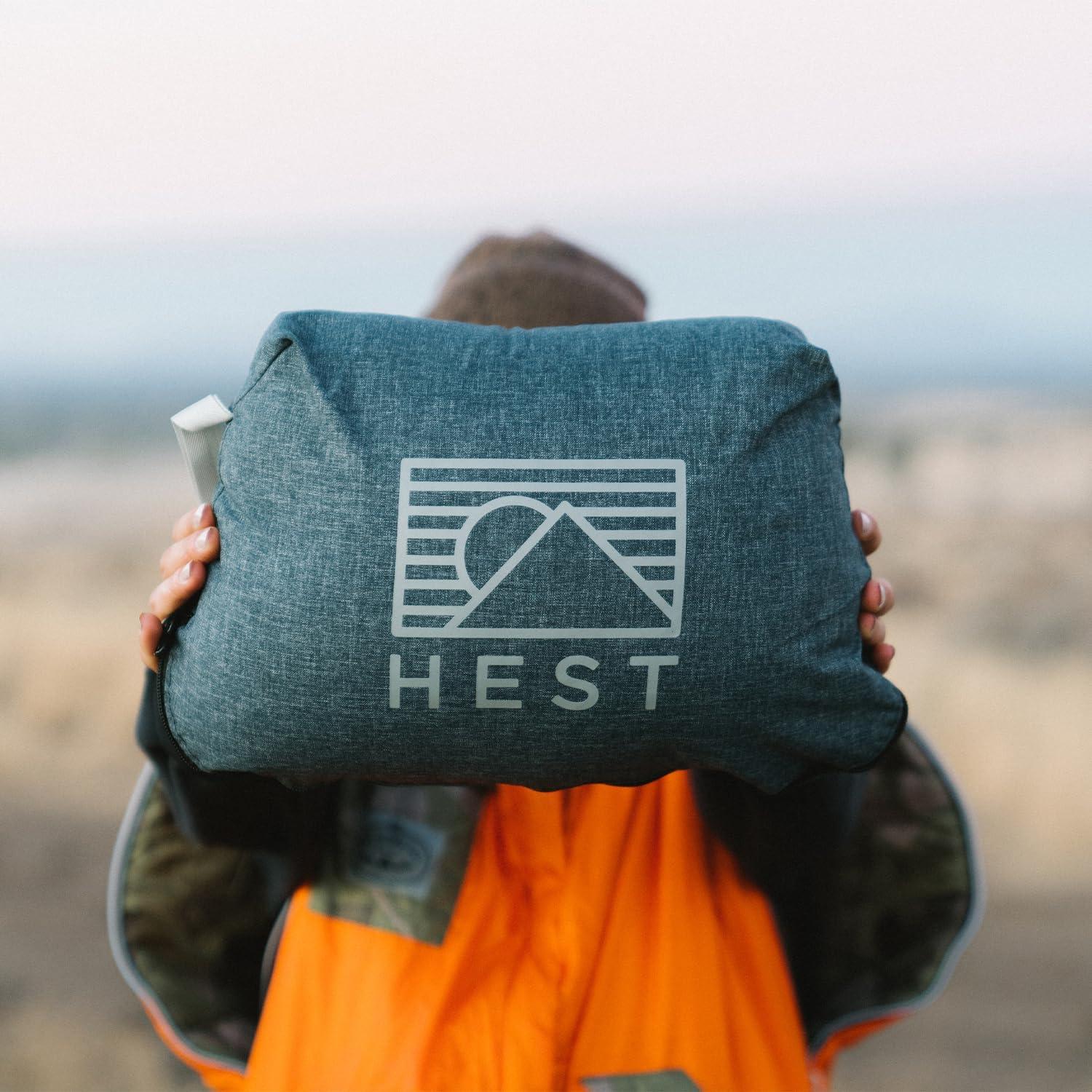 Almohada de Campamento HEST - Espuma de Memoria Plegable 25x38 cm