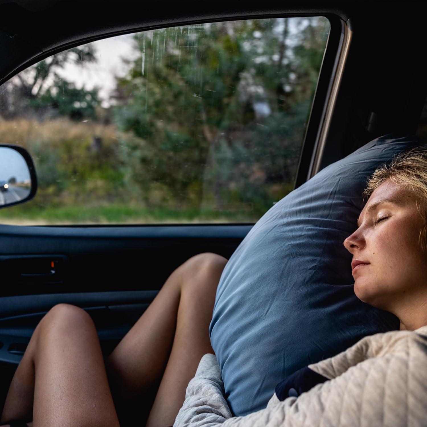 Almohada de Campamento HEST - Espuma de Memoria Plegable 25x38 cm