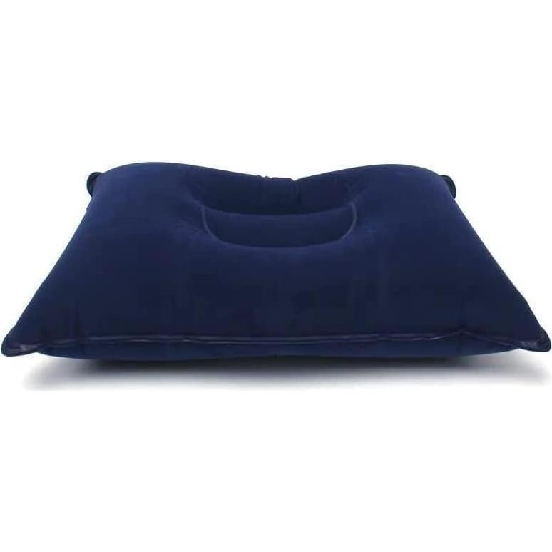 2 Almohadas Inflables FANTIA Aterciopeladas para Viaje 38x25cm