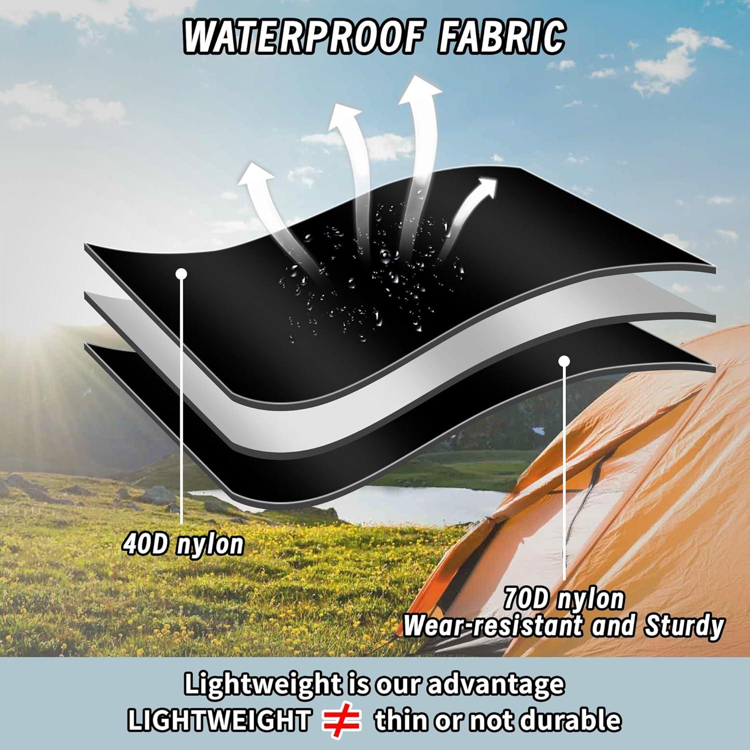 Cojín de Asiento Inflable YEEKORO Negro 42x33cm Impermeable