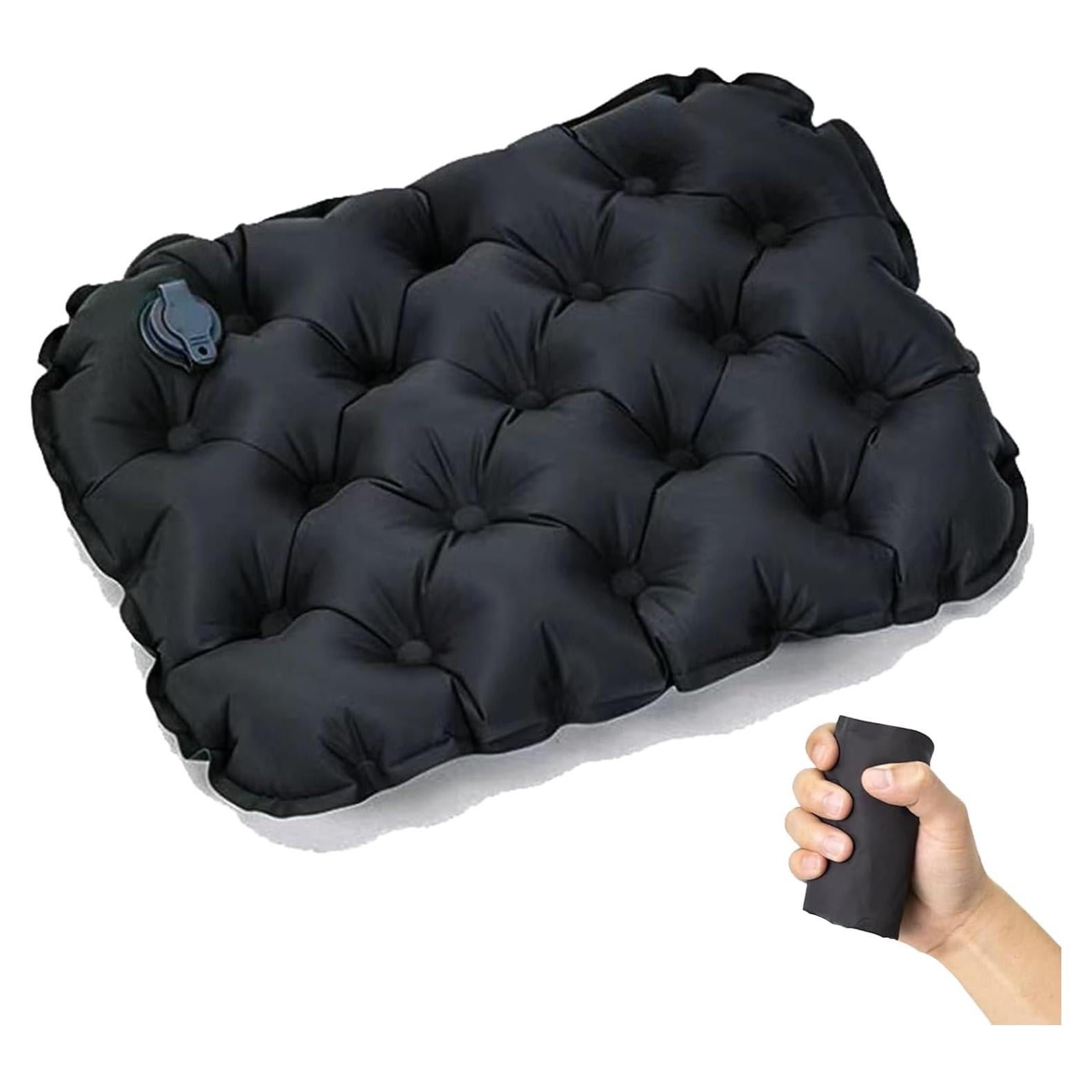 Cojín Inflable Colefunmit SE01 Negro 39.88x29.97cm Ligero