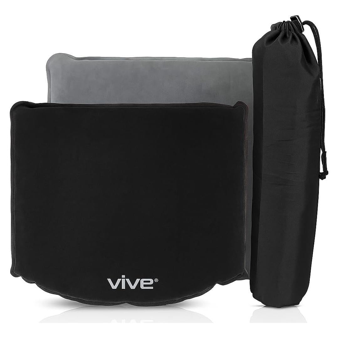 Cojín Inflable Autoinflable Vive - 38x35 cm, Ligero y Portátil