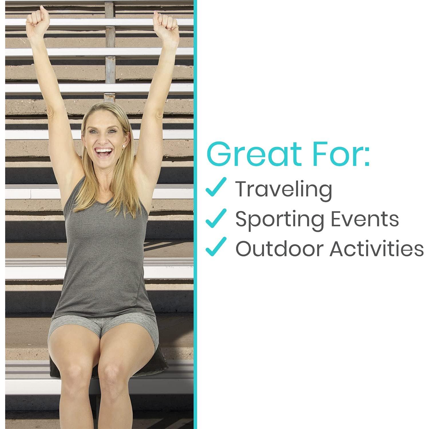 Cojín Inflable Autoinflable Vive - 38x35 cm, Ligero y Portátil