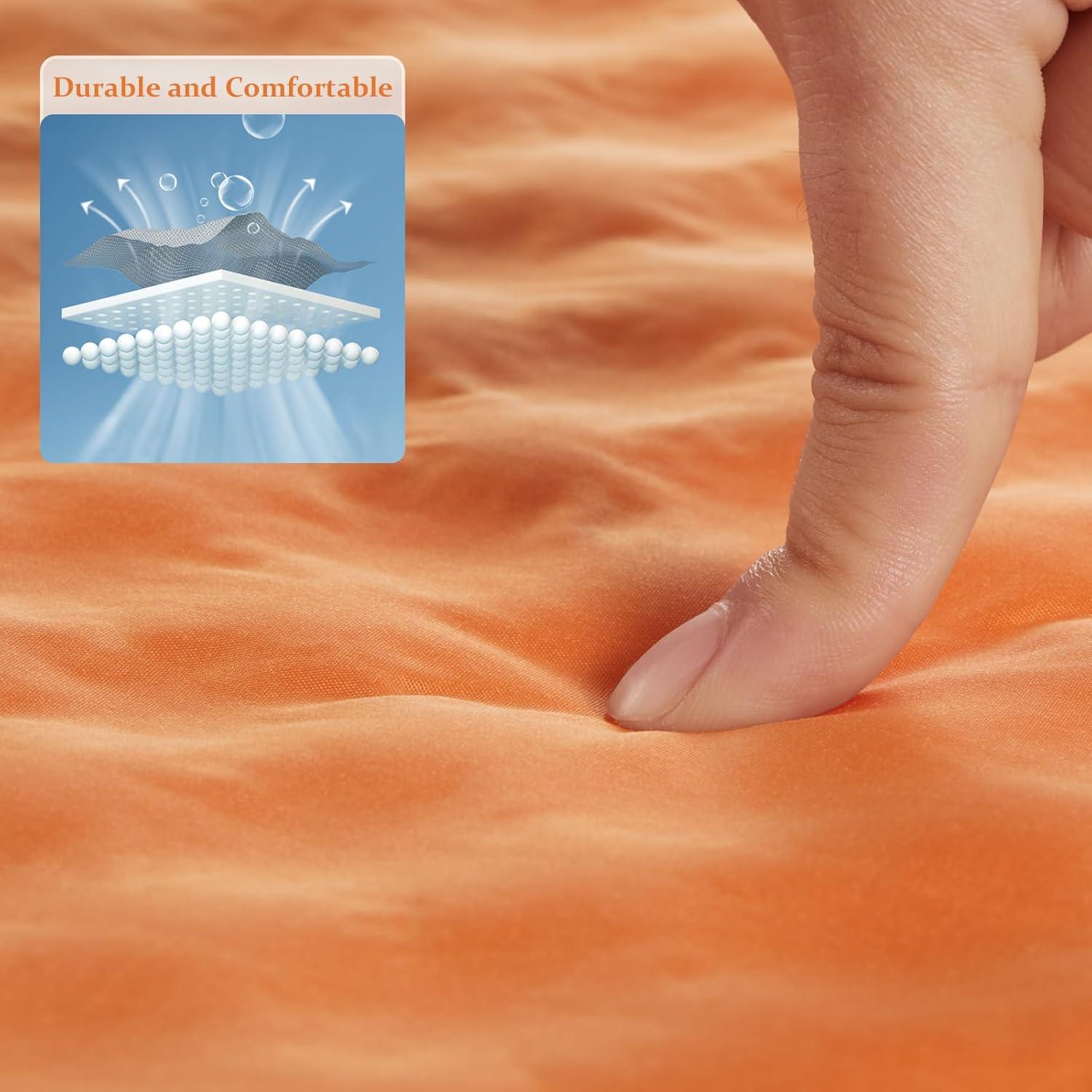 Cojín Inflable UYRR SC1 Naranja 44.5x39.9cm para Exterior