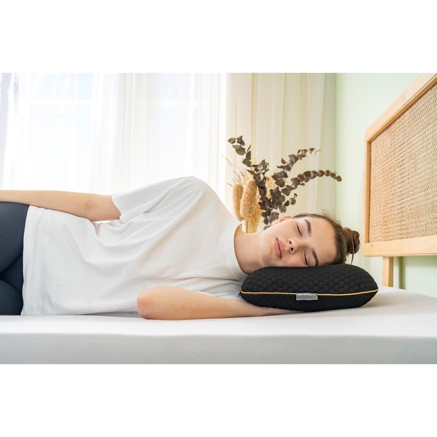 Almohada de Espuma de Memoria MEFOPILO 40x30x10 cm Negra