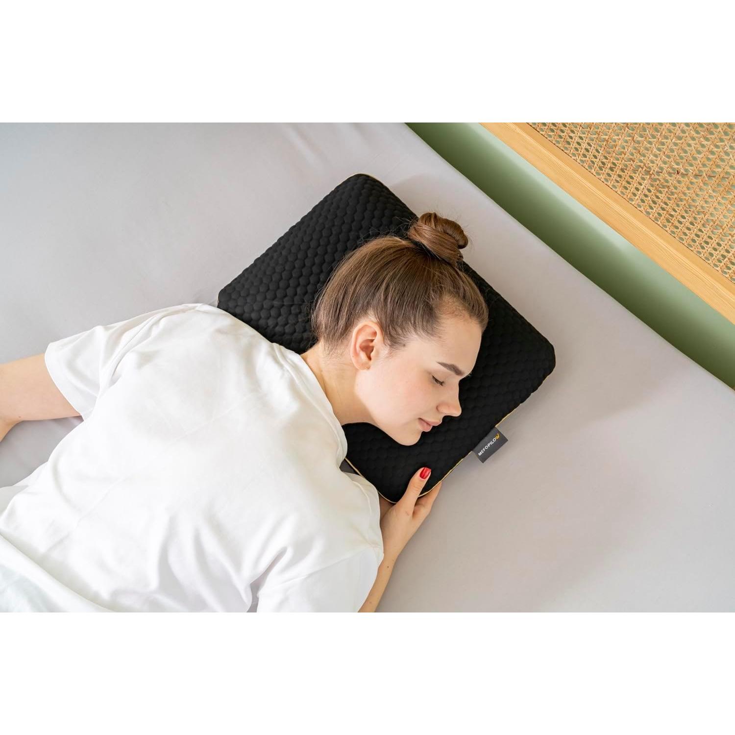 Almohada de Espuma de Memoria MEFOPILO 40x30x10 cm Negra