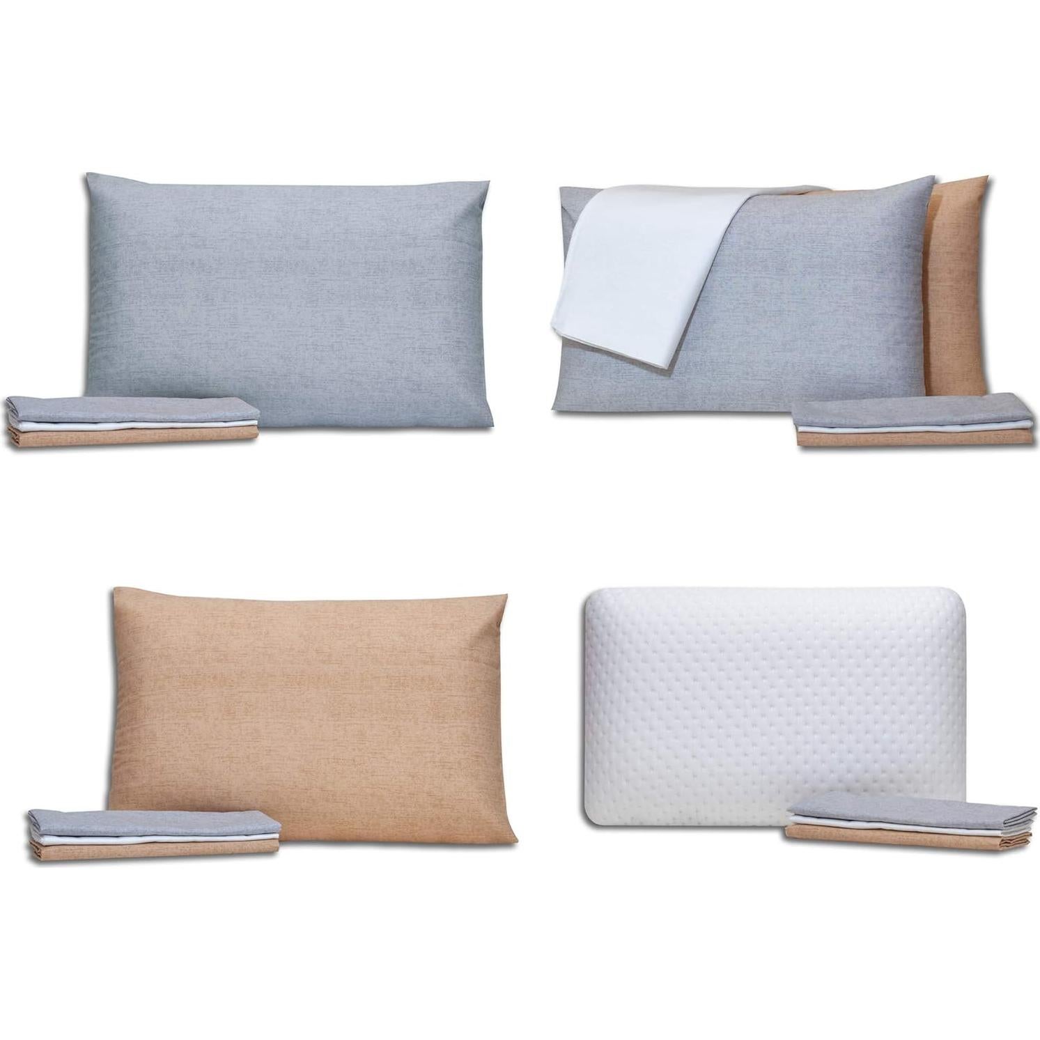 Almohada de Viaje Ergonómica VISCO LOVE Espuma de Memoria