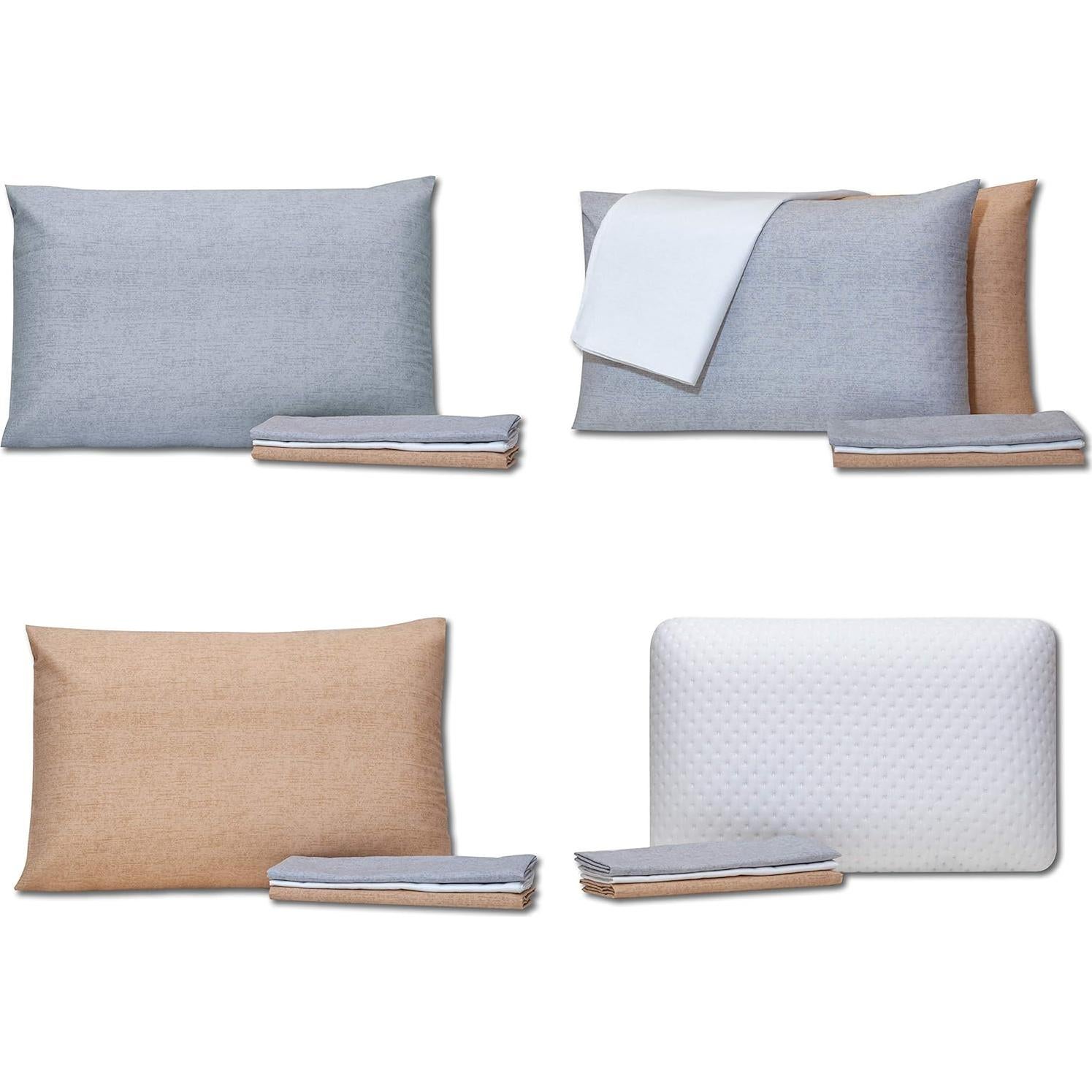 Almohada de Viaje Ergonómica VISCO LOVE Espuma de Memoria