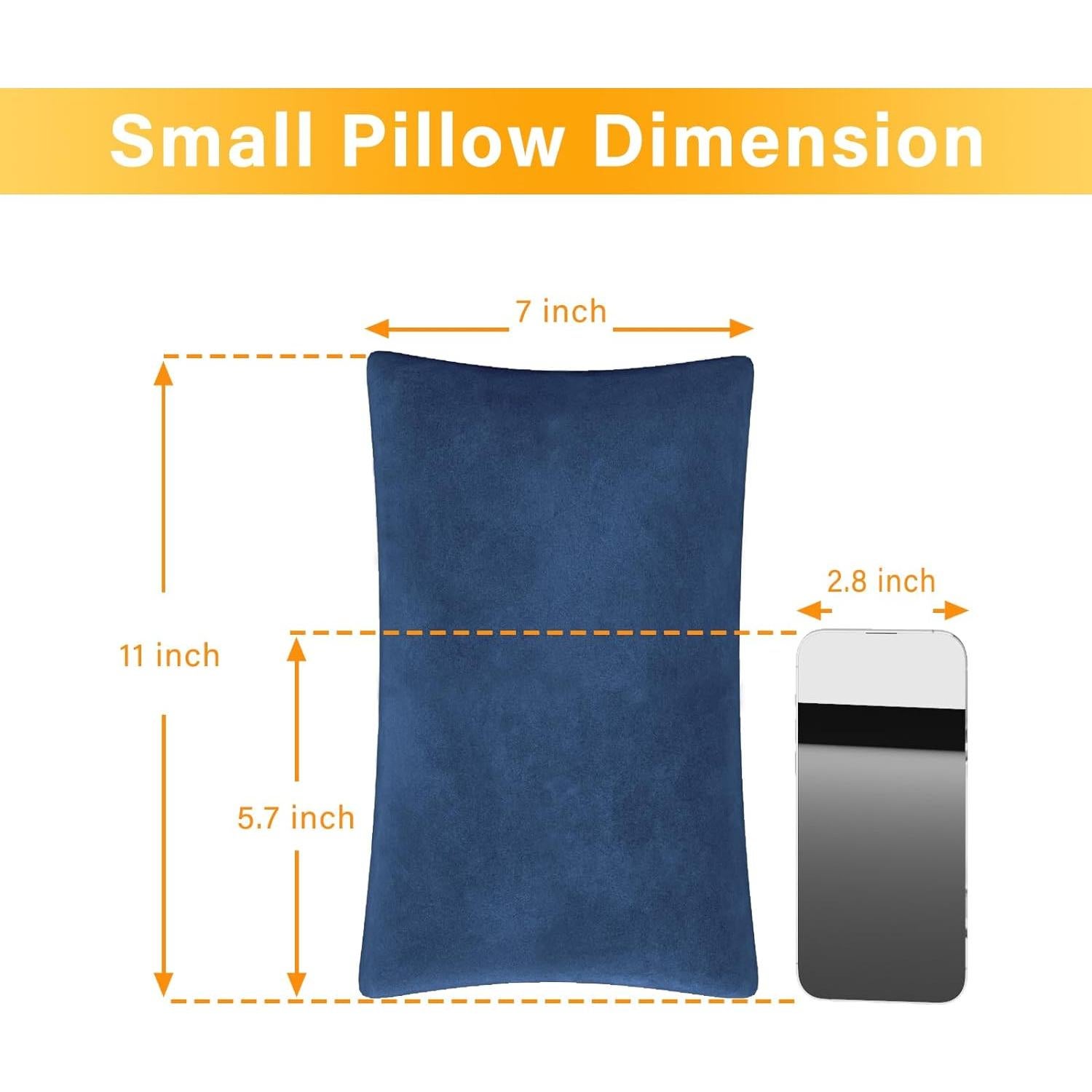 Paquete de 2 Almohadas Pequeñas 1 MIDDLE ONE Espuma Viscoelástica