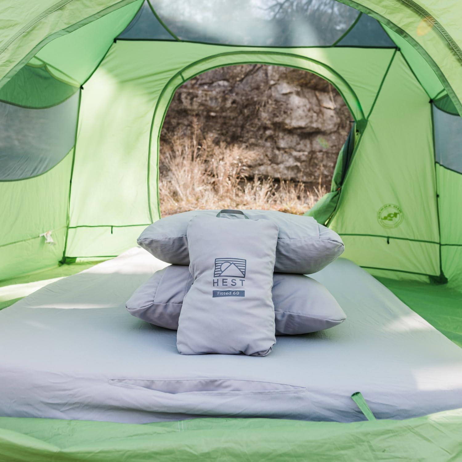 Funda de Almohada HEST Camp Mediana 40.6x57.2cm Nylon Gris