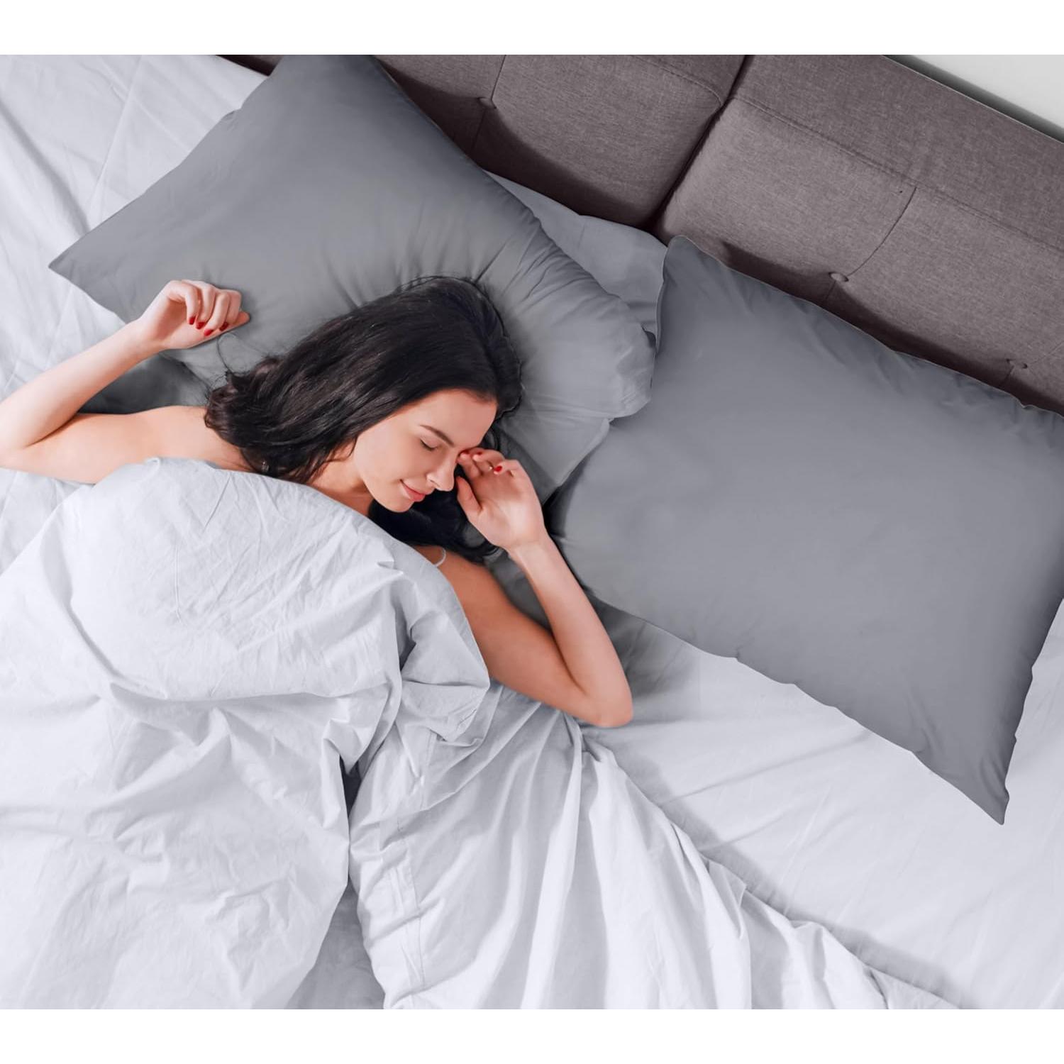 Fundas de Almohada Impermeables Utopia Bedding Queen 2 Pzas