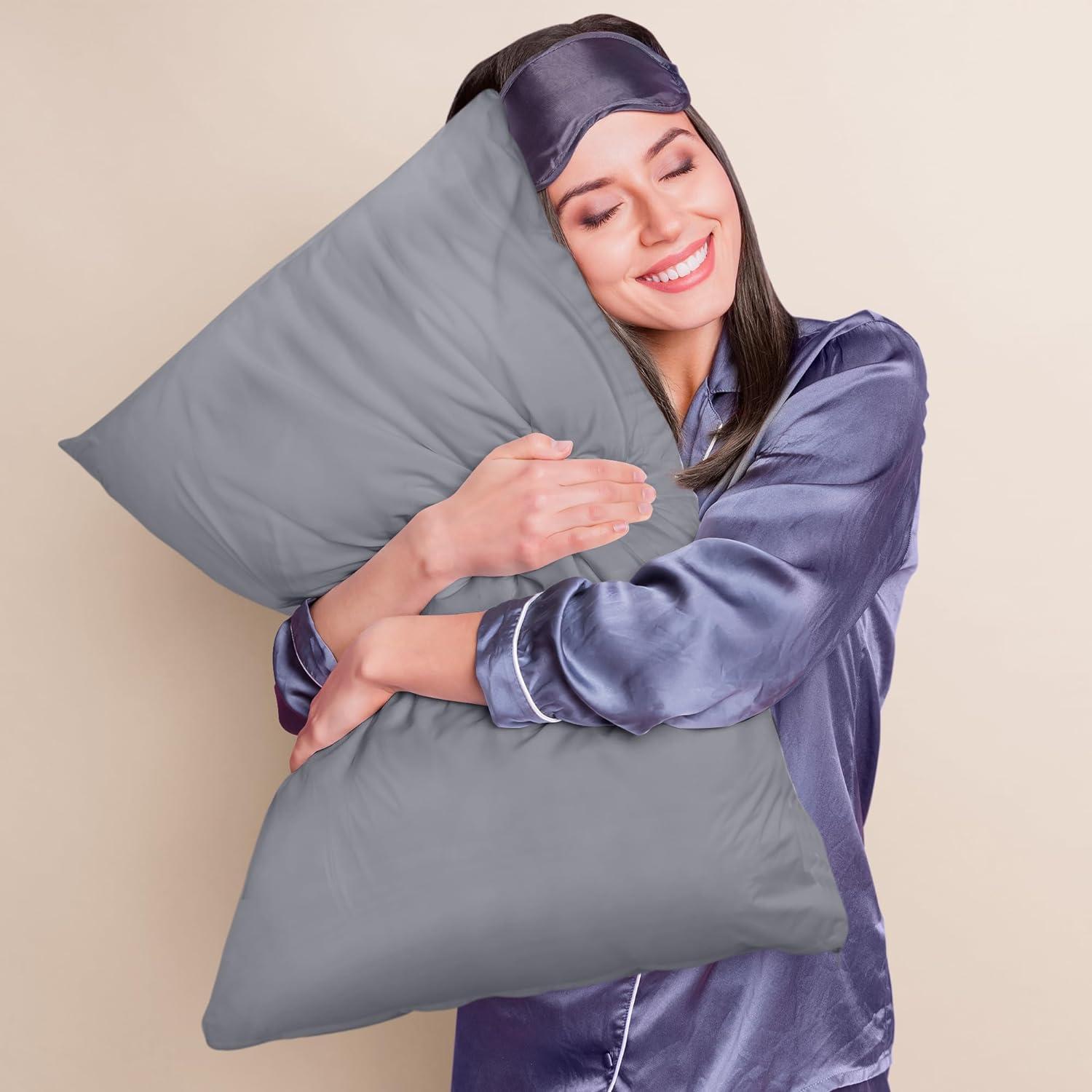 Fundas de Almohada Impermeables Utopia Bedding Queen 2 Pzas