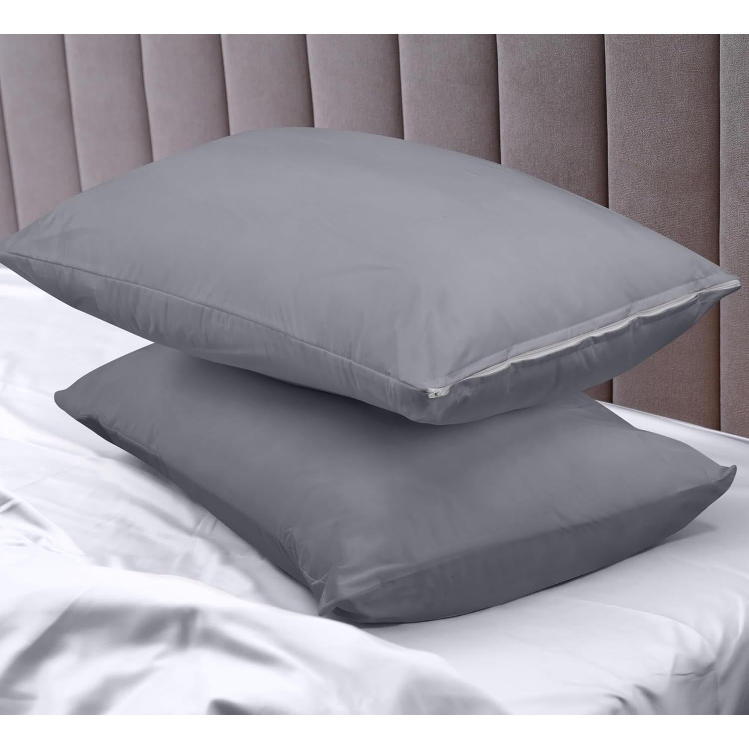 Fundas de Almohada Impermeables Utopia Bedding Queen 2 Pzas