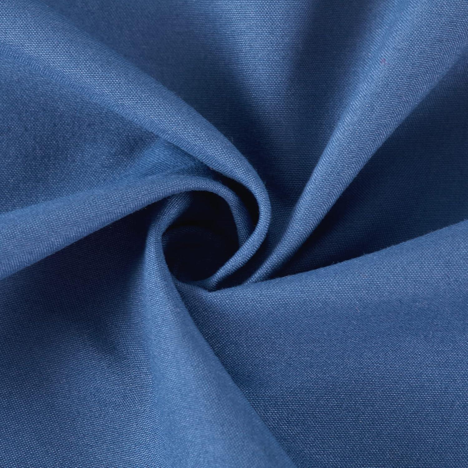 Funda de Almohada TILLYOU para Niños 33x46 cm Paquete de 2 Azul Marino