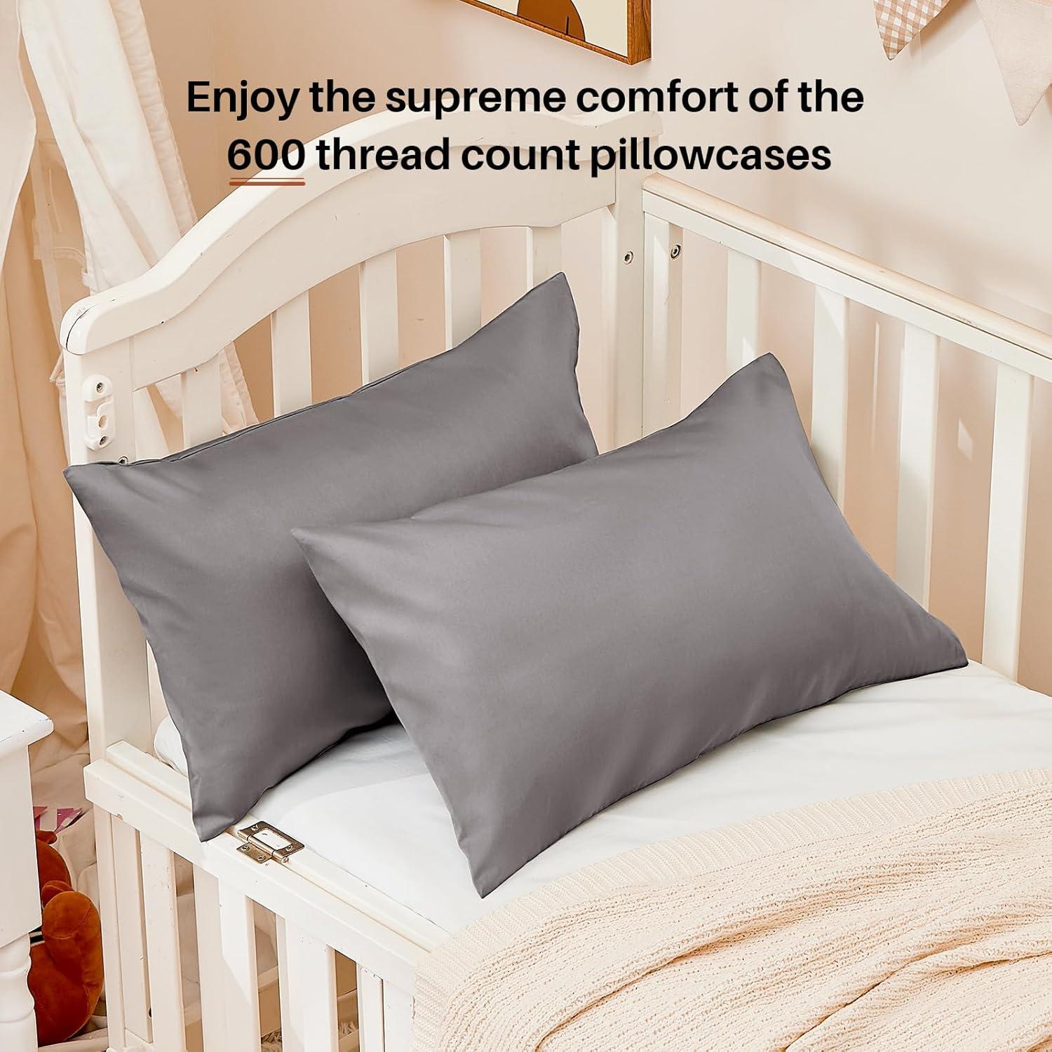 Juego de 2 Fundas de Almohada para Niños Warmstar 100% Algodón 33x46 cm