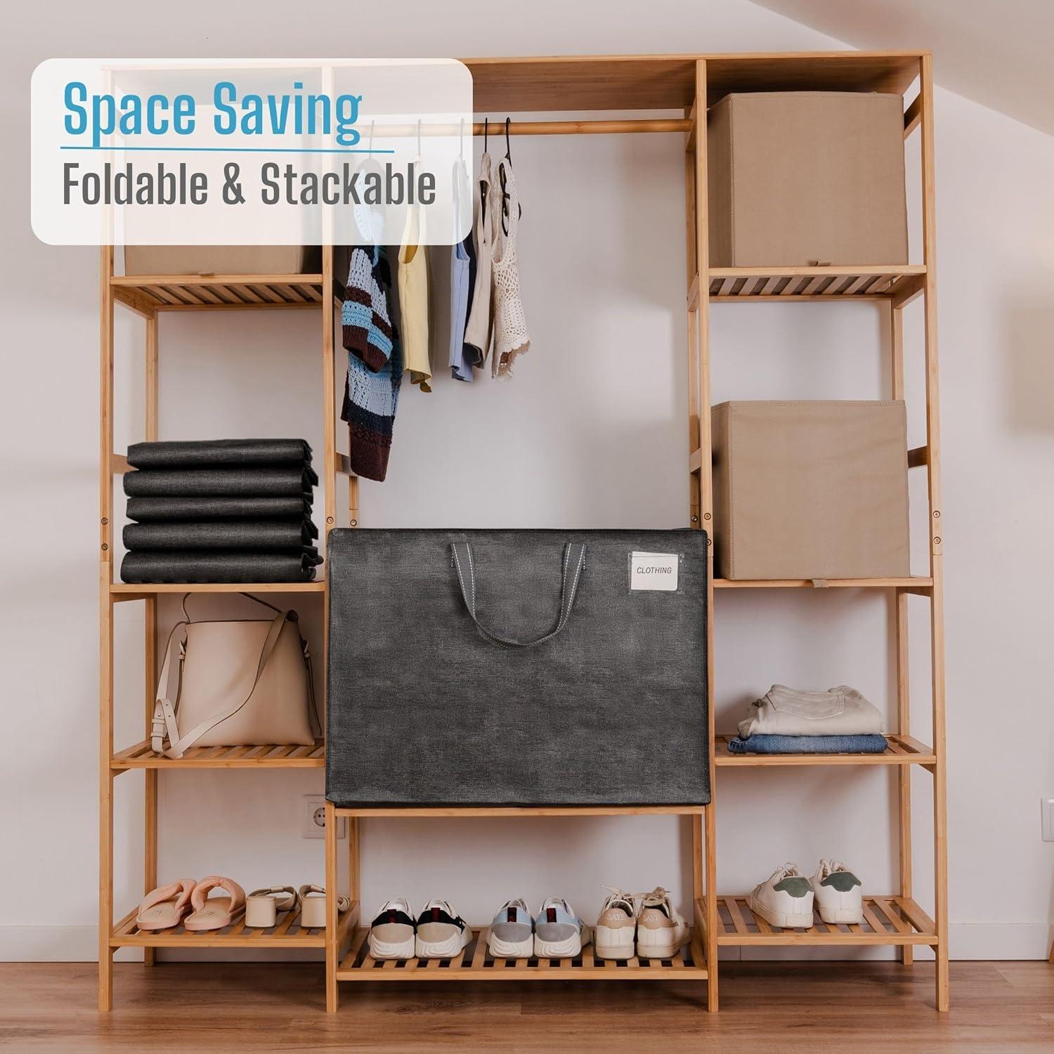 VENO 4 Bolsas de Almacenamiento Alta Resistencia 102.2L Gris