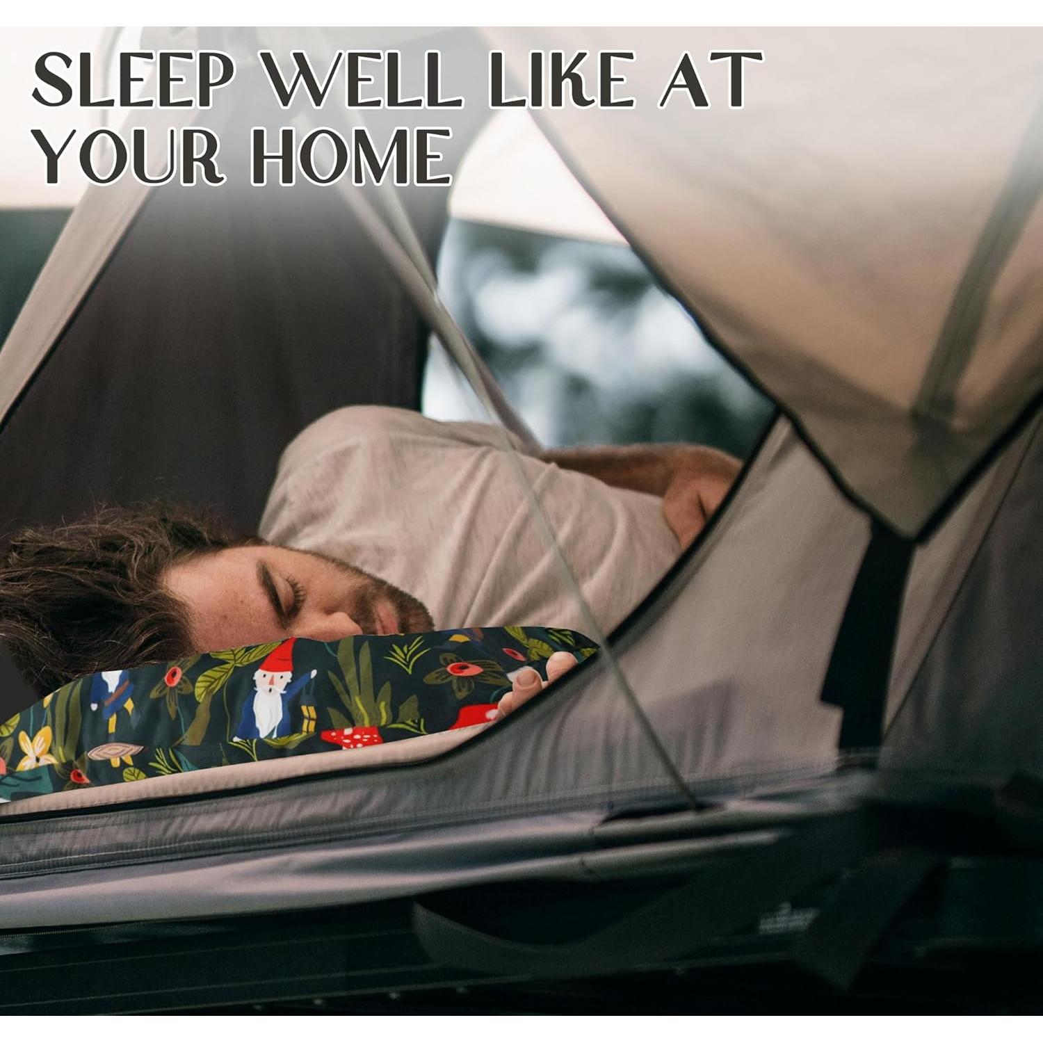 Almohada de Camping Xmzsdz Espuma Viscoelástica 35x45cm