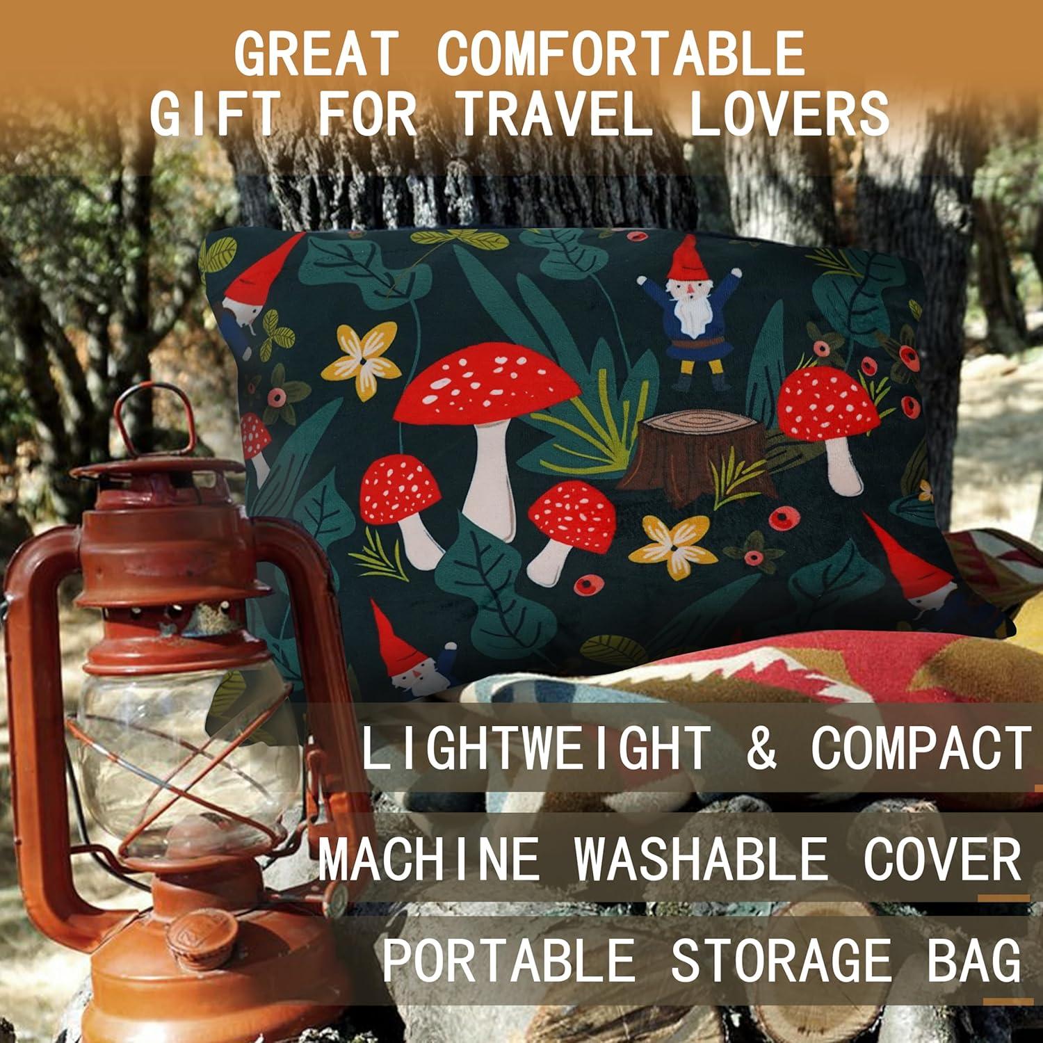 Almohada de Camping Xmzsdz Espuma Viscoelástica 35x45cm